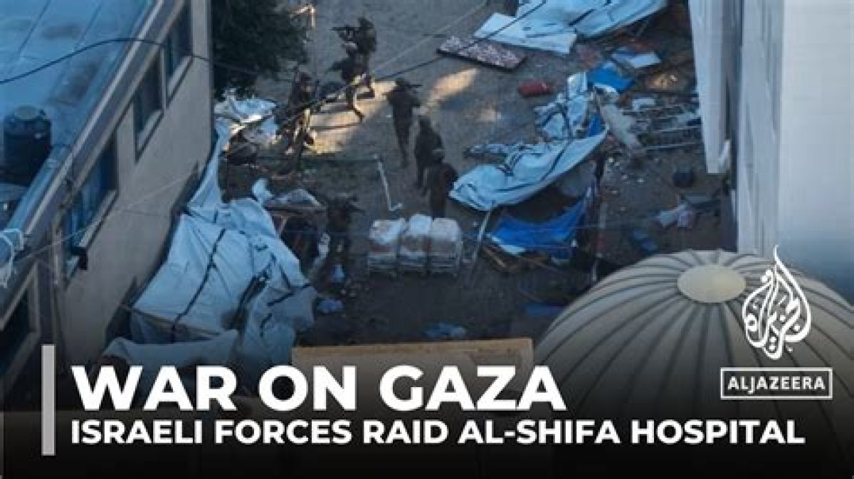 News Wrap: Israeli Forces Raid Main Hospital in Southern Gaza
