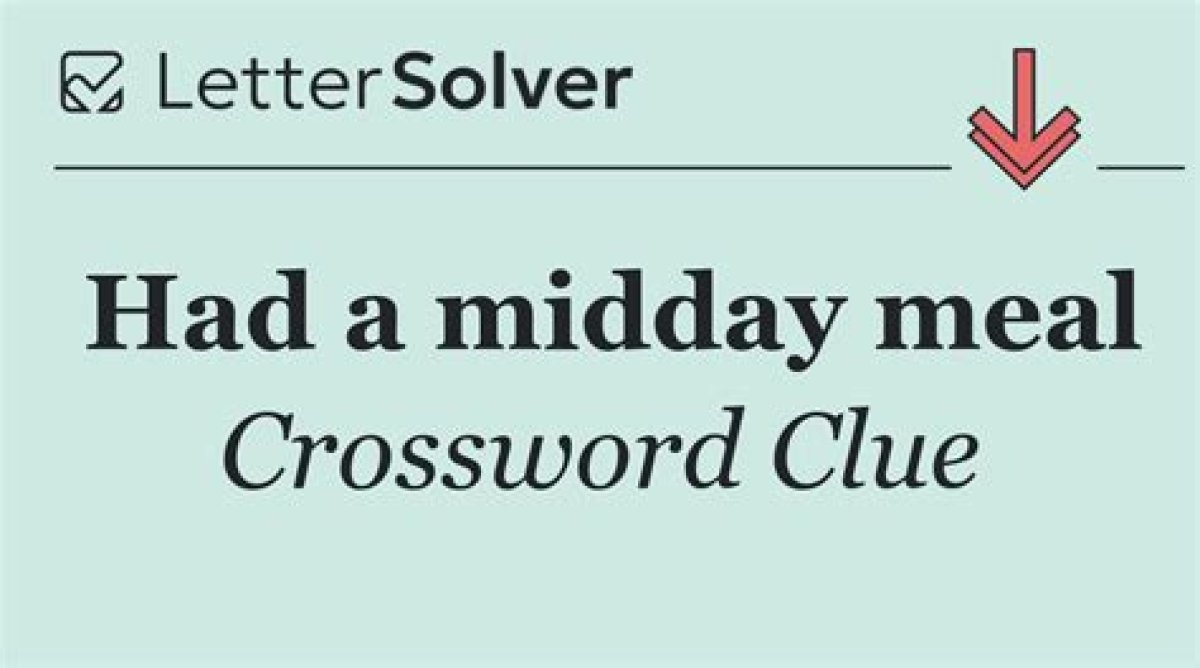 Newsday Meal Servers Crossword Clue Puzzle Answers