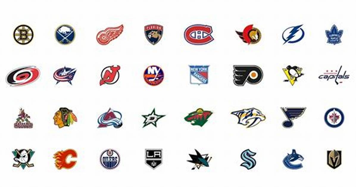Nhl Team Logos — Printable Worksheet