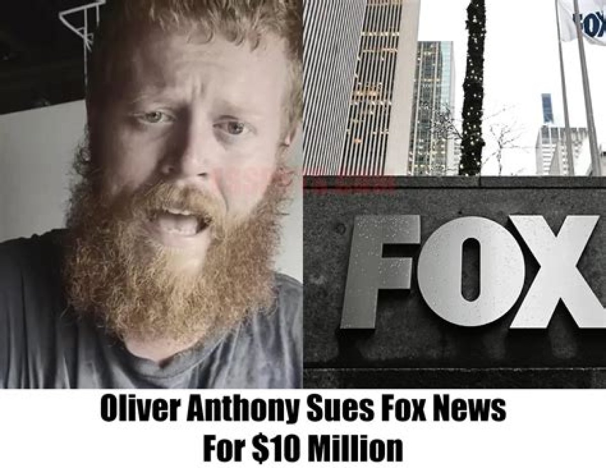 Oliver Anthony Sues Fox: Clash with Fox News over Song Usage Sparks Controversy