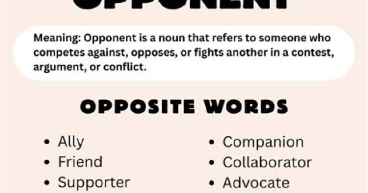 Opponent