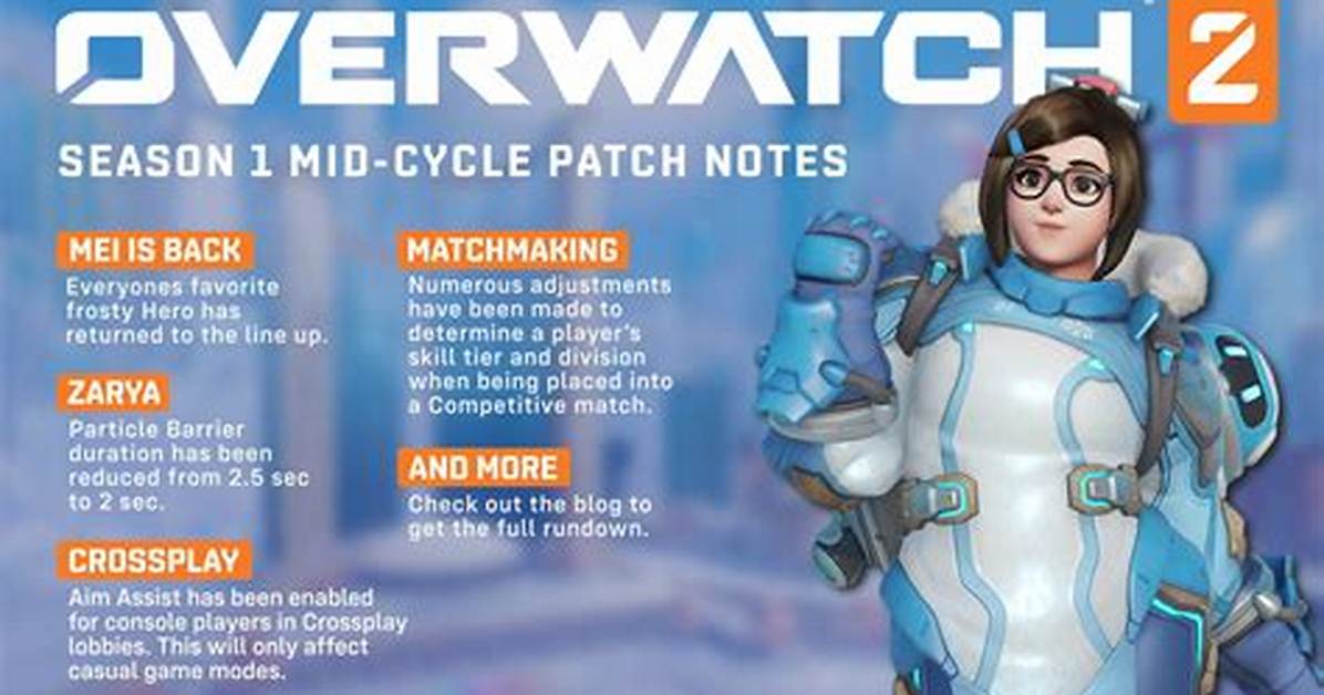 Overwatch 2 Update Live, Patch Notes Released