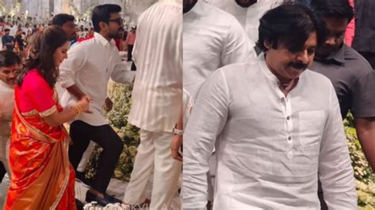 Pawan Kalyan, Ram Charan, Upasana, Namrata Shirodkar Attend a Big Fat Wedding in Hyderabad; Videos
