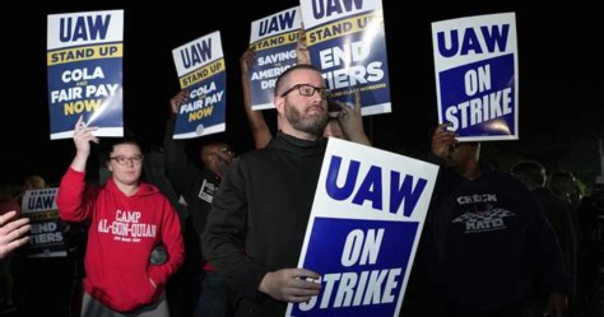 Pbs Newshour | Uaw Strikes After Deadline with Automakers Expires | Season 2023