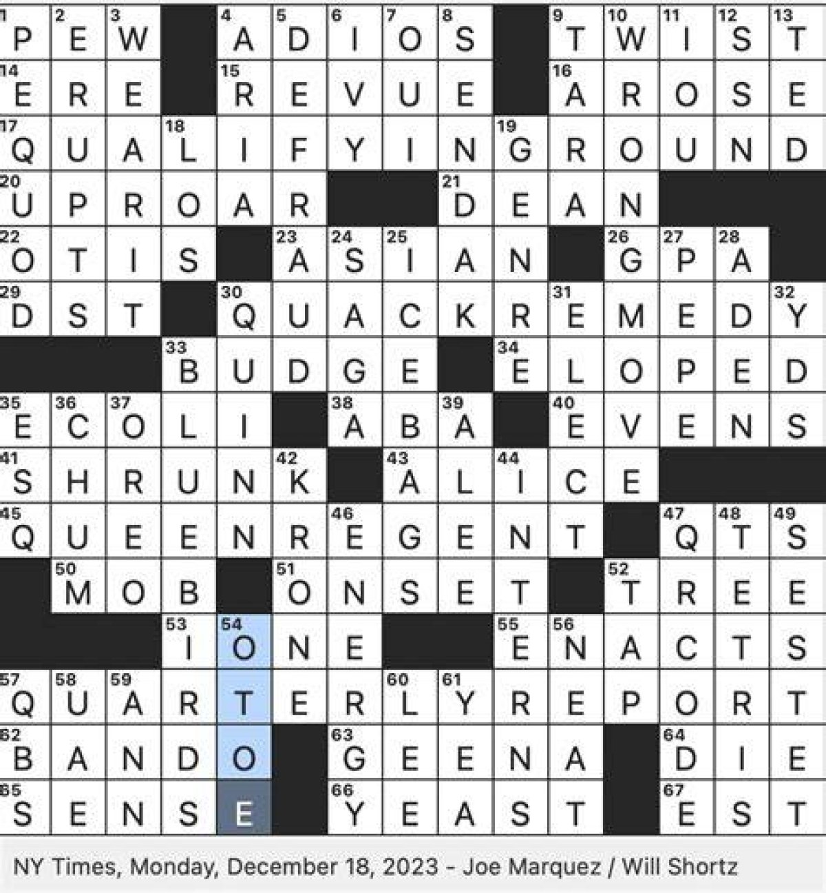 Percussive Dance Style Nyt Crossword Clue