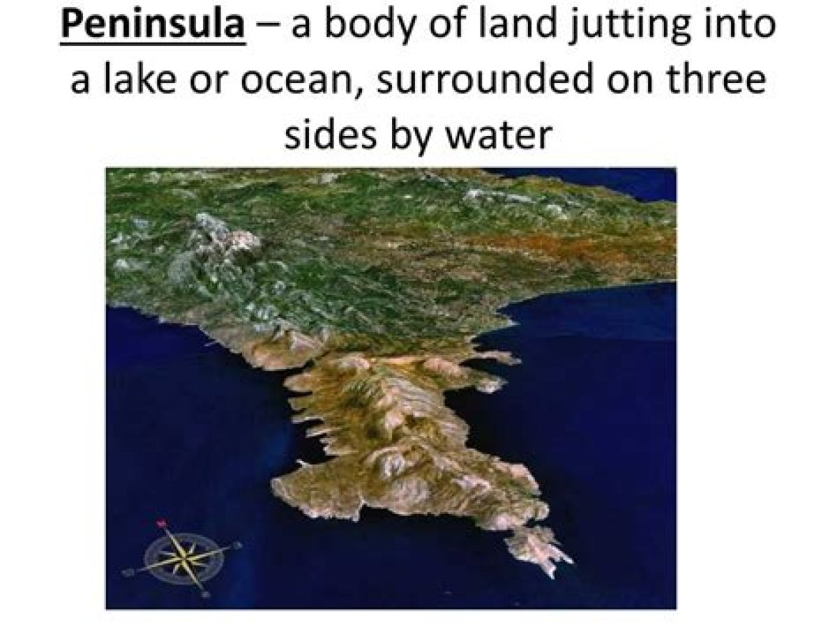 Piece of Land That's Surrounded on All Sides by Water