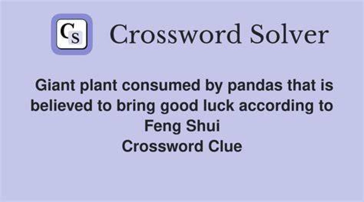 Plant Consumed by Pandas