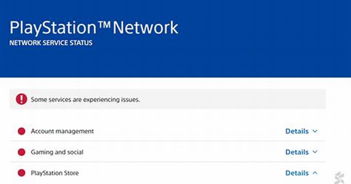 Playstation Network Down and Ps Plus Not Working on March 23