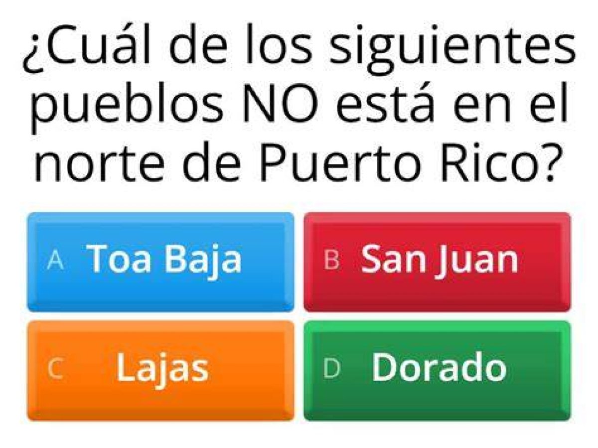 Pueblos - Puerto Rico Quiz