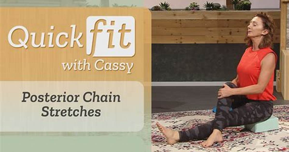 Quick Fit with Cassy | Stretches for the Lumbo-Pelvic-Hip Complex | Season 24 | Episode 2