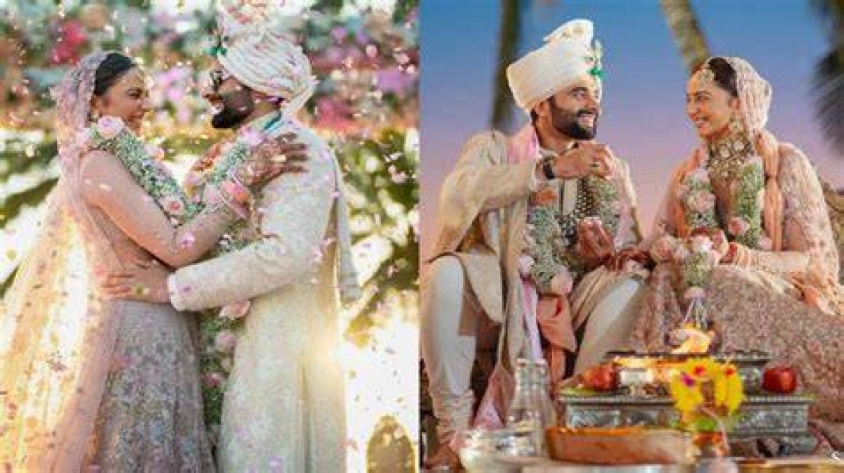 Rakul Preet Singh Picks Pastel Nature-Inspired Tarun Tahiliani Lehenga for Her Wedding with Jackky Bhagnani