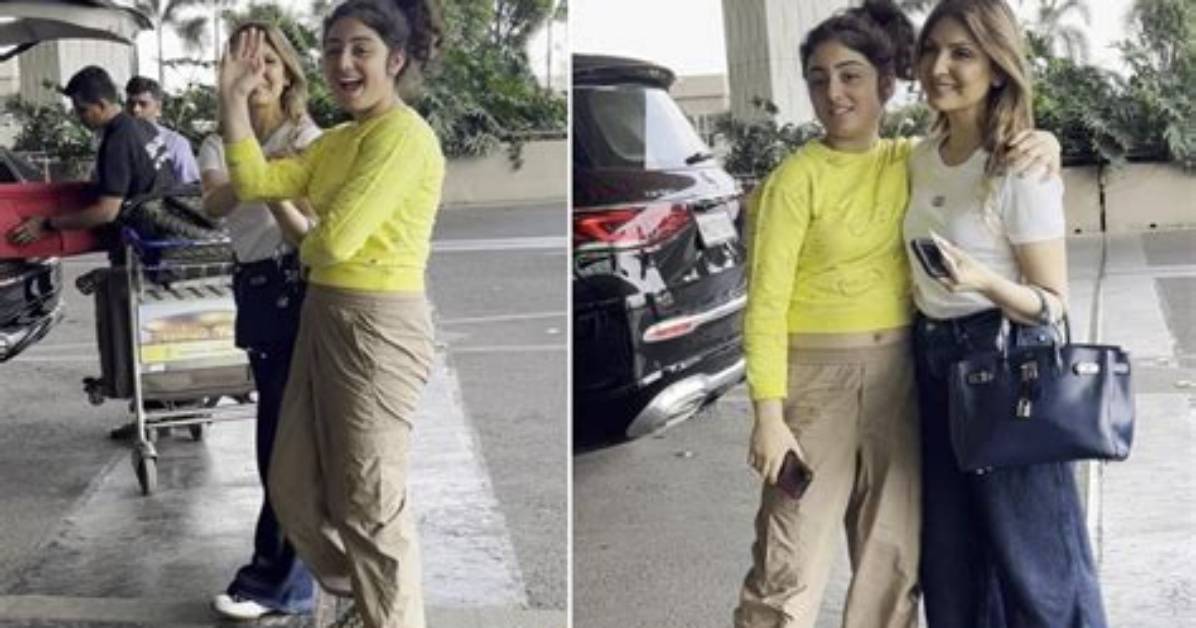Ranbir Kapoor’s Niece Samara Confidently Poses with Mother Riddhima at Airport; Fans Call It ‘Kapoor Genes’