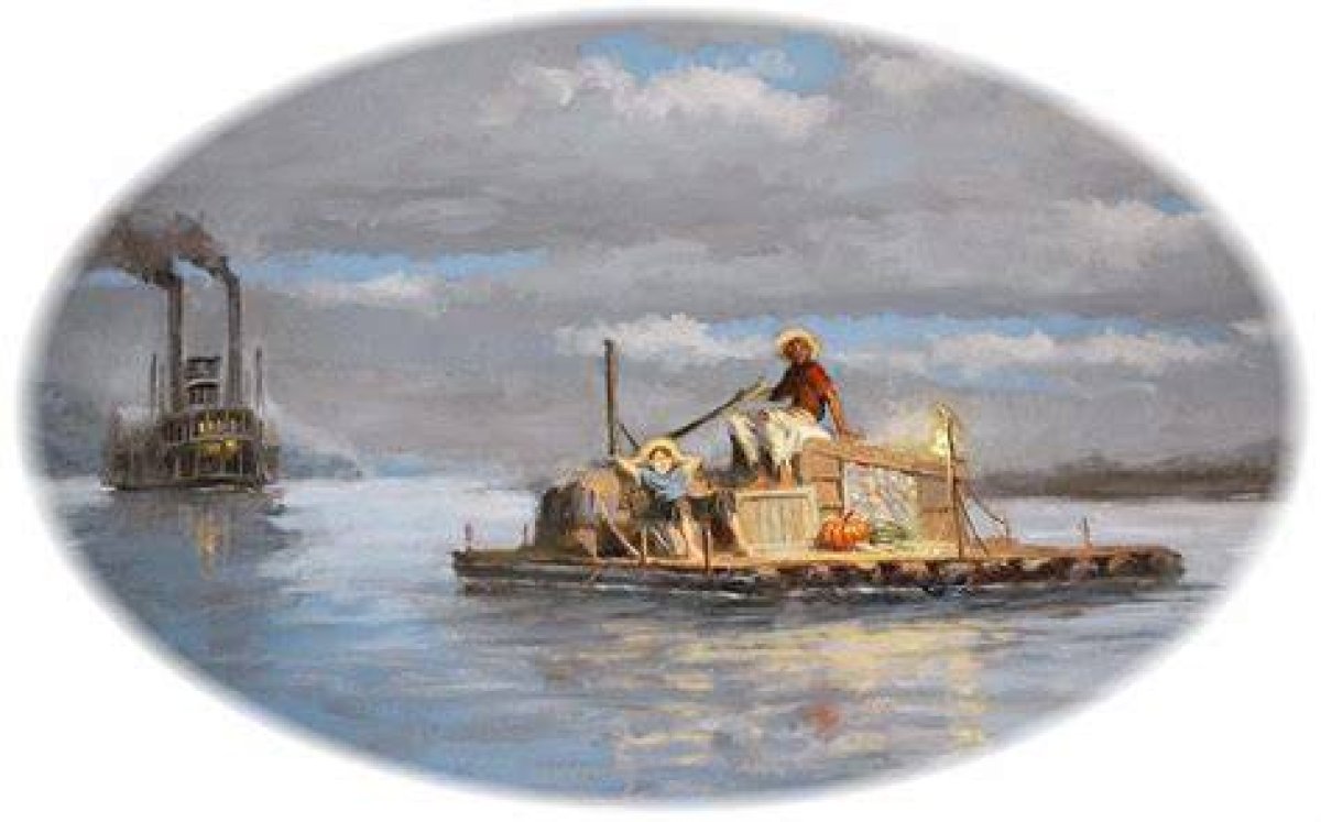 River Vessels Like Huck Finn's