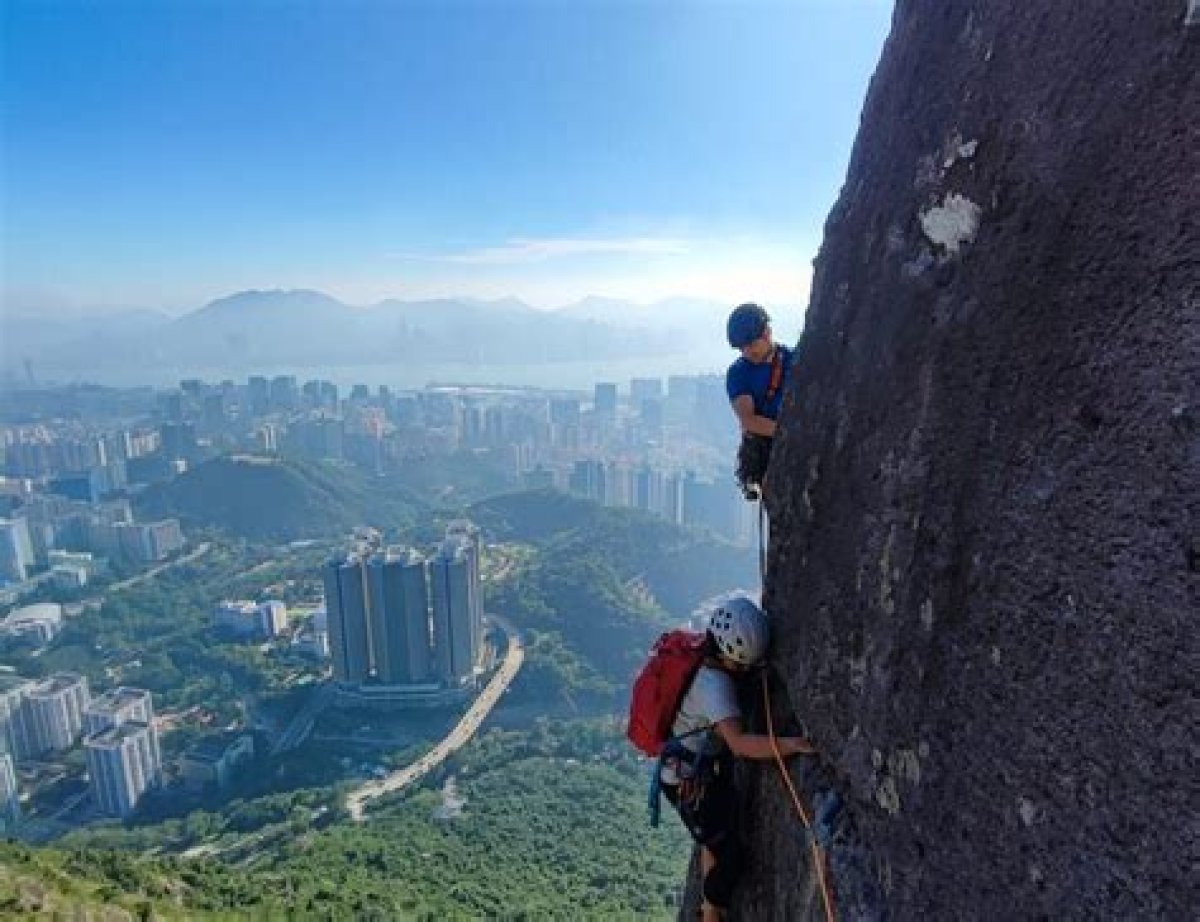 Rock Climbing in Hong Kong: Thrill Seekers Scale City's Many Dizzy Heights