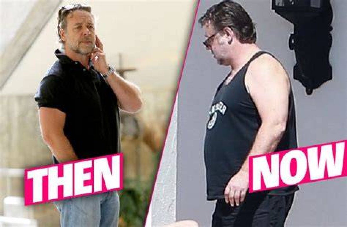 Russell Crowe Had Weight Gain and Loss for Roles in Movies