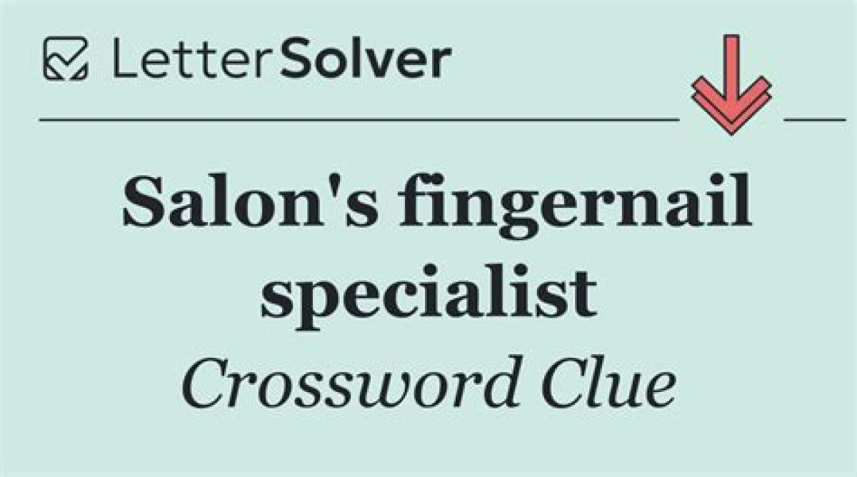 Salon Specialist Crossword Clue