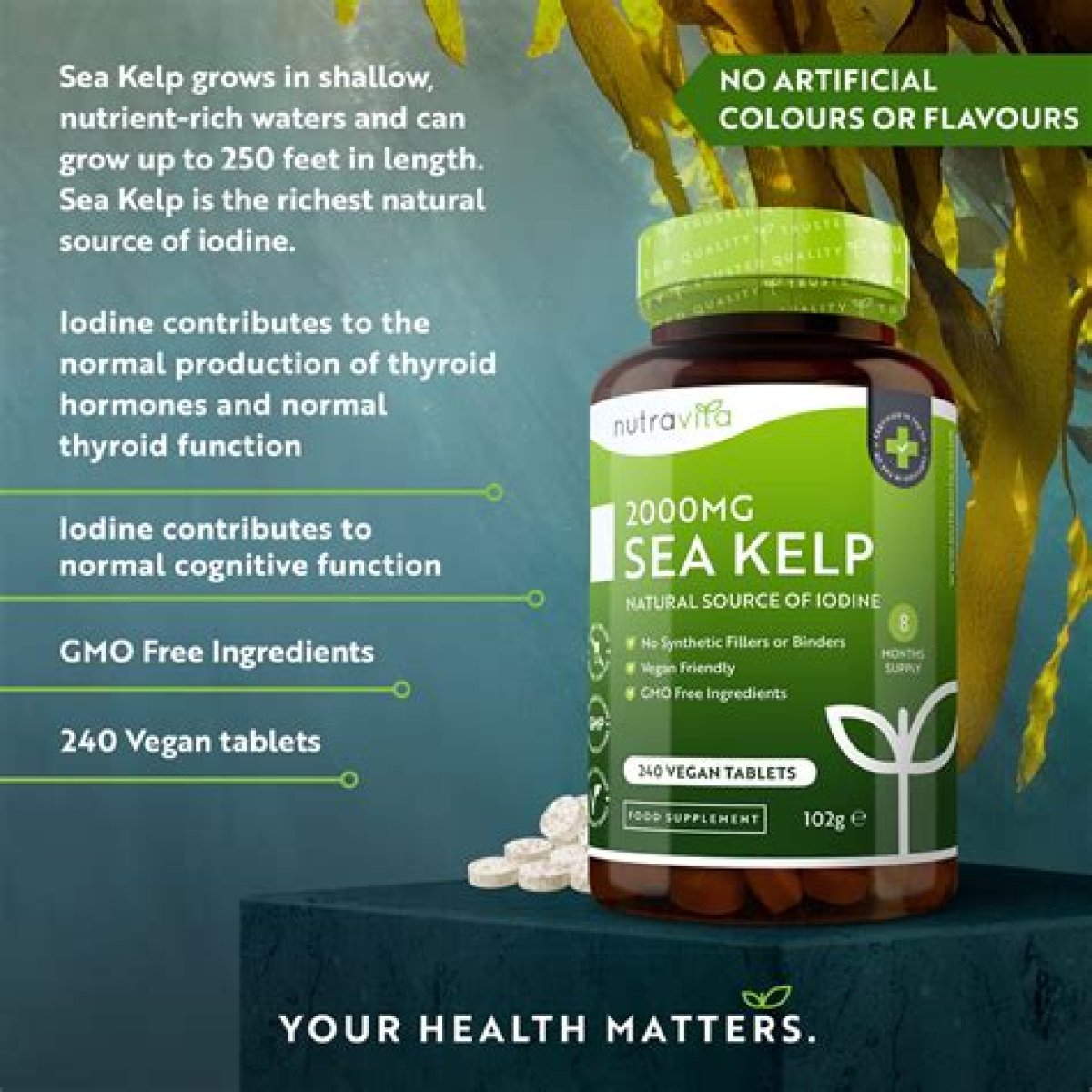 "Sea Kelp Iodine Healed My Slow Thyroid!"