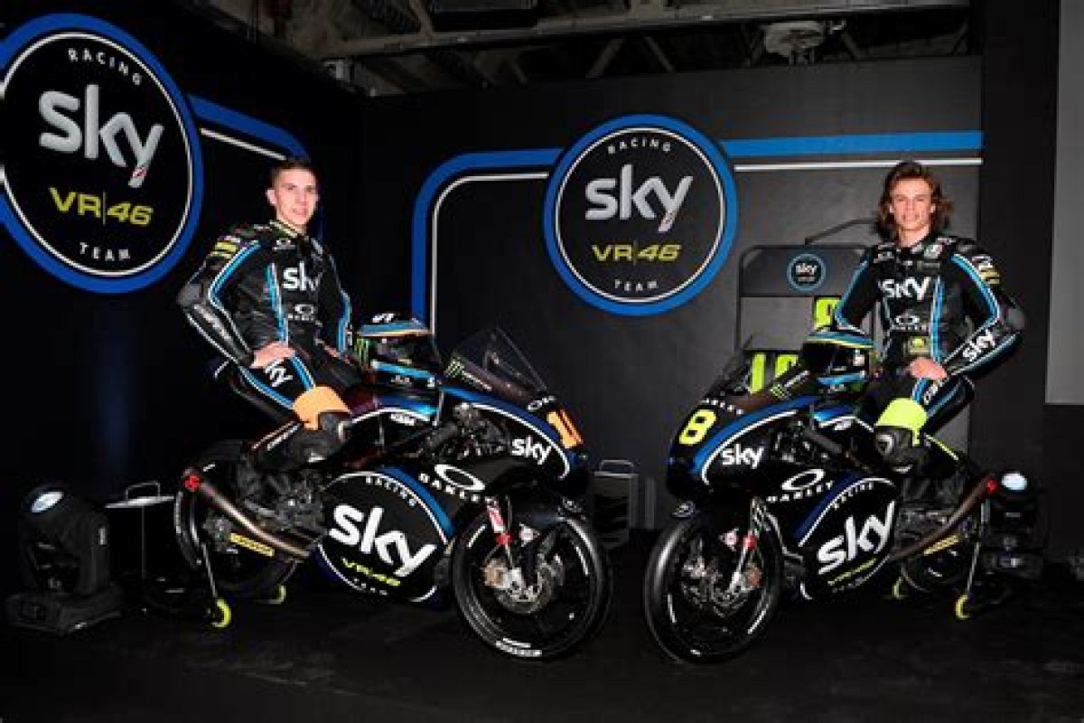 Sky Racing Team: Vr46 Reveals Moto2, Moto3 Colours | Moto2