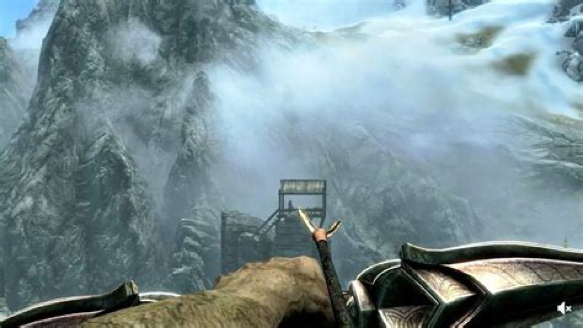 Skyrim Player Lands Sick Archery Trick Shots at Valtheim Tower