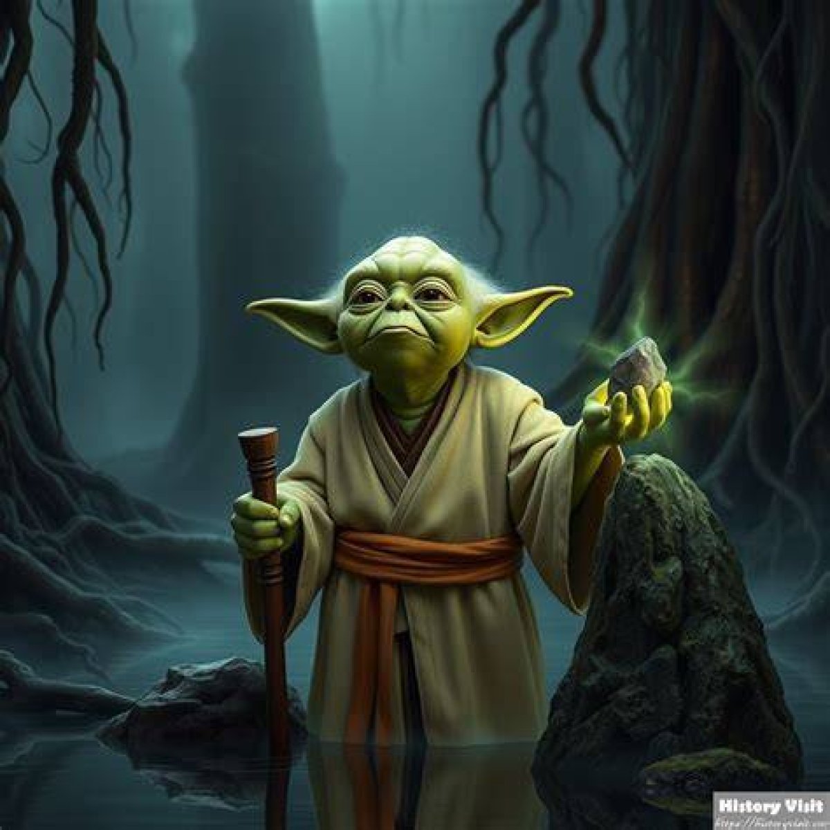 Small Green Jedi Master