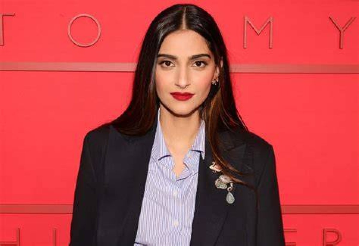 Sonam Kapoor Depicts Modern India's Allure in Custom Kunal Rawal Royal Blue Co-Ord with Intricate Elements