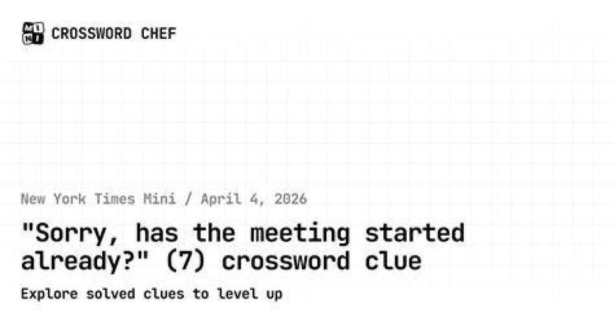“Sorry, Already Have Plans” Nyt Crossword Clue Answer