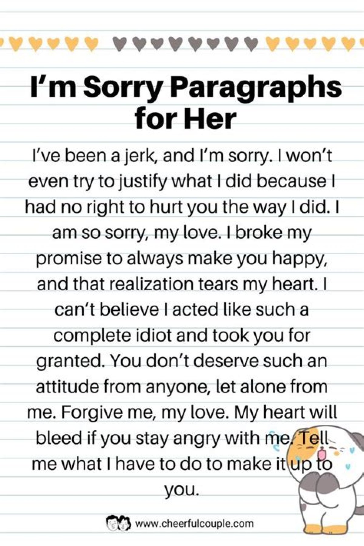 Sorry Paragraphs for Girlfriend: How to Apologize Heartfelt