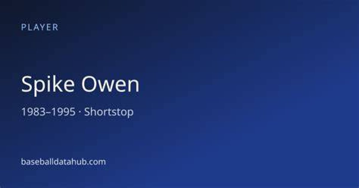 Spike Owen Stats & Scouting Report — College Baseball, Mlb Draft, Prospects
