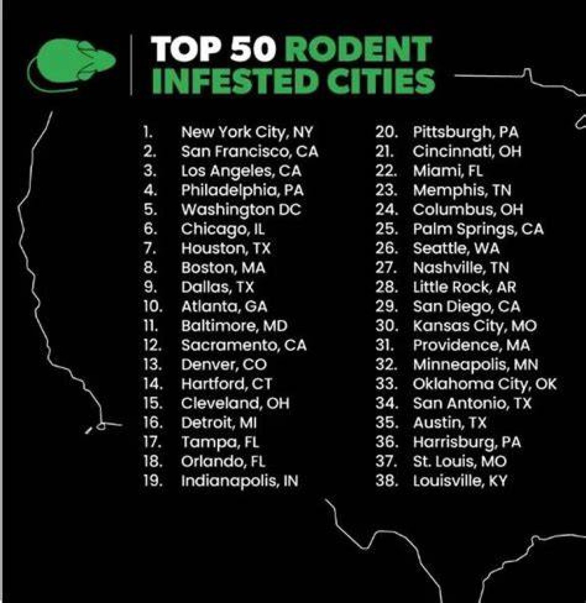 St. Louis Is on Top 50 Rodent-Infested Cities List