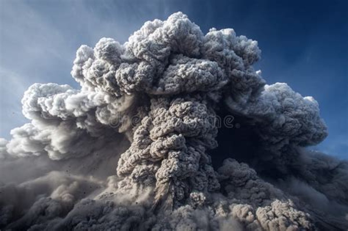 Stuff in a Gray Volcanic Cloud
