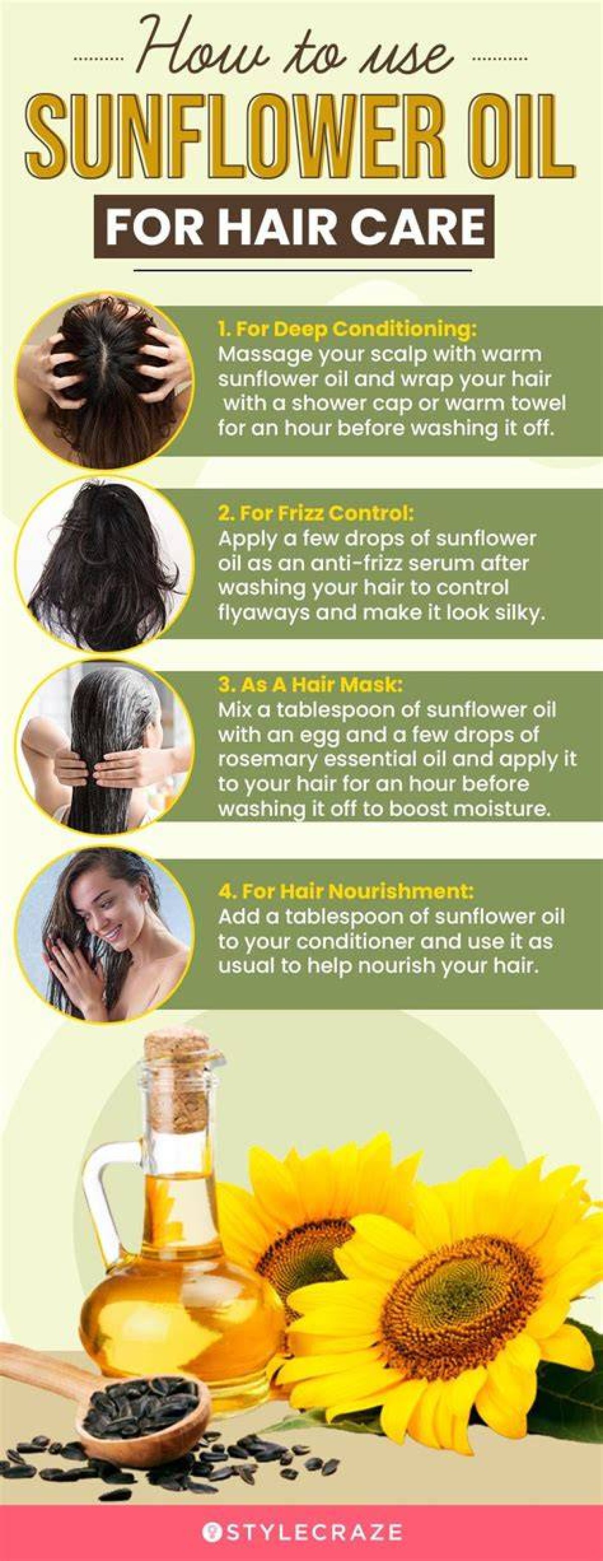 Sunflower Oil for Hair: All of Its Benefits According to Experts