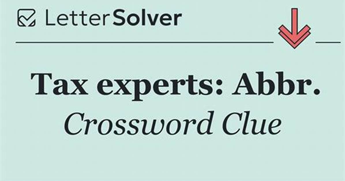 Tax Pros: Abbr.