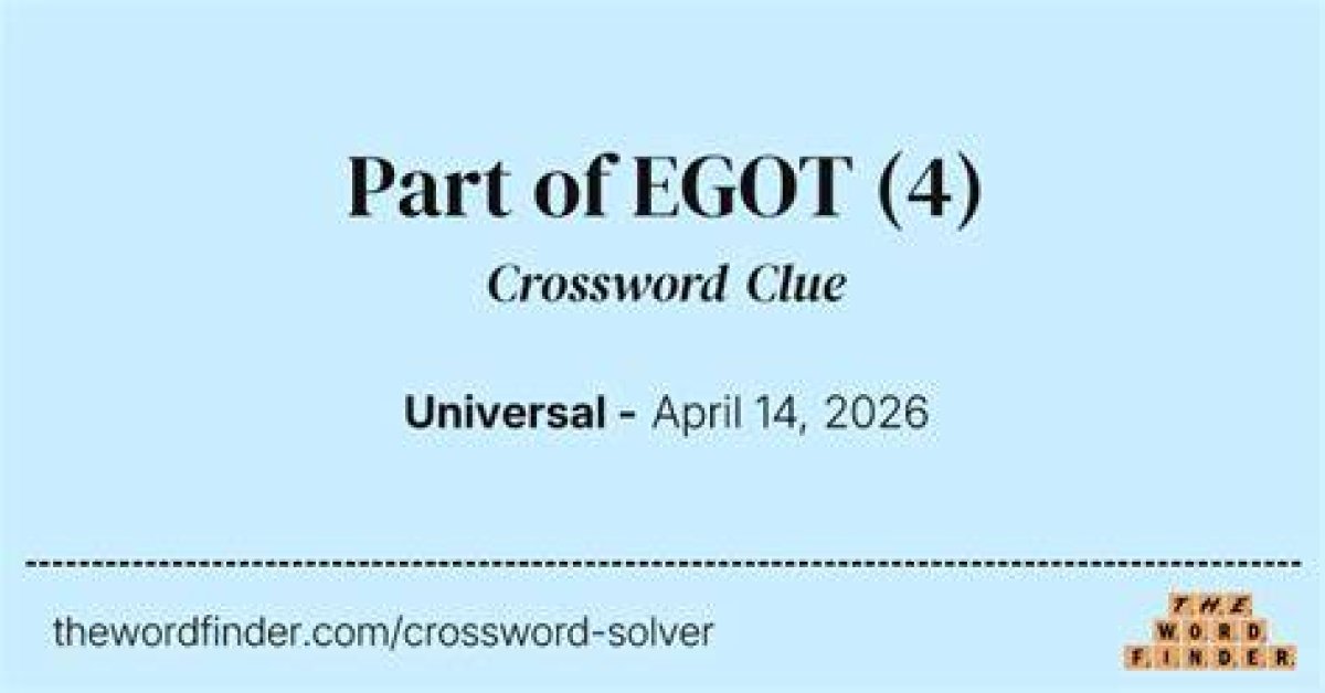 The E of Egot Crossword Clue