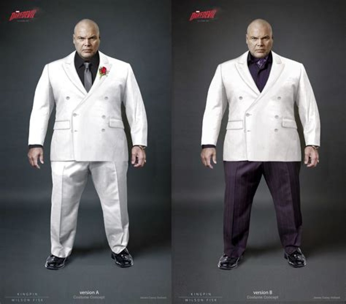 The Kingpin Costume Concept Art Shows Iconic Look