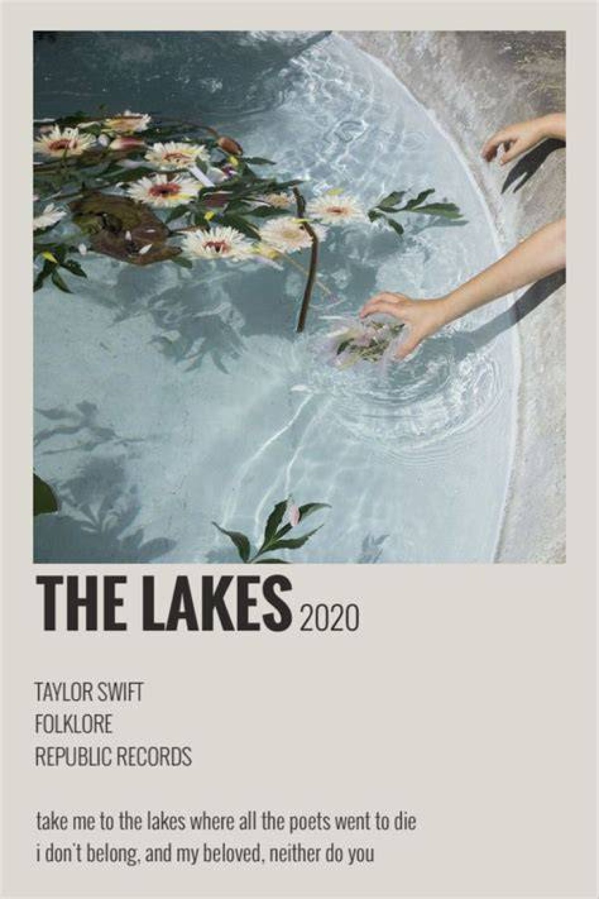“The Lakes” by Taylor Swift