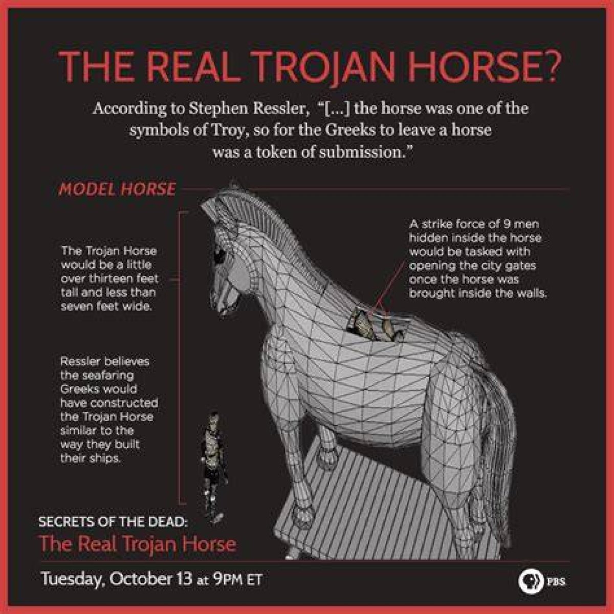 The Real Trojan Horse | Infographic: What Could the Real Trojan 'Horse' Look Like? | Secrets of the Dead