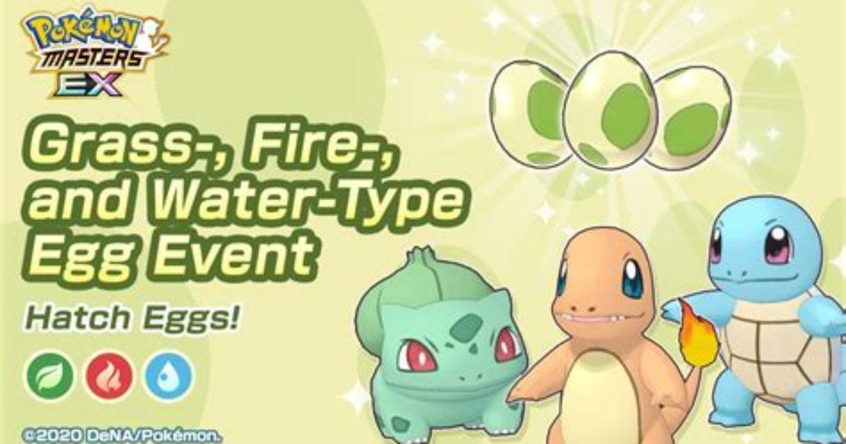 Three-Type Egg Event Focused on Grass-, Fairy-, and Ghost-Type Pokémon Now Running in Pokémon Masters Ex, Will Continue Until January 19Th