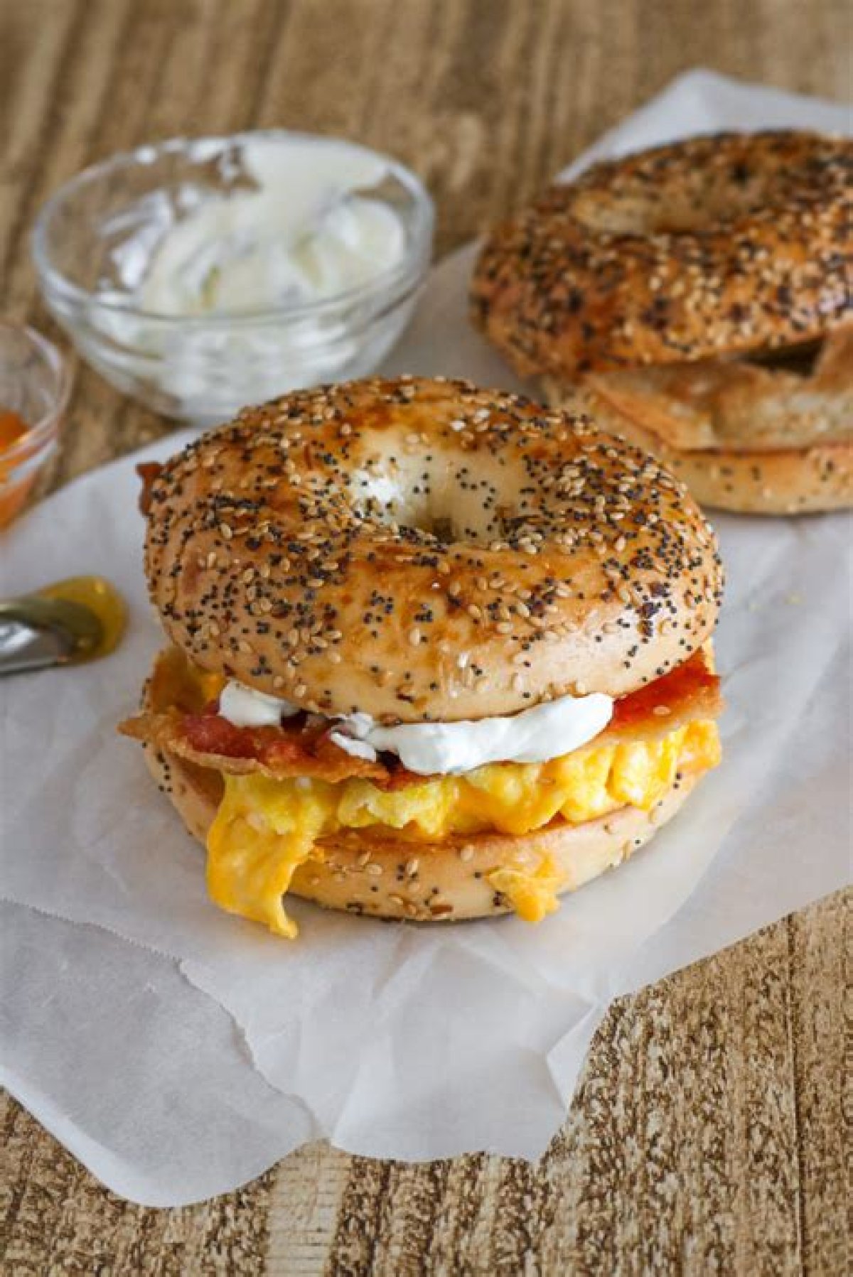 Tidbit on an Everything Bagel