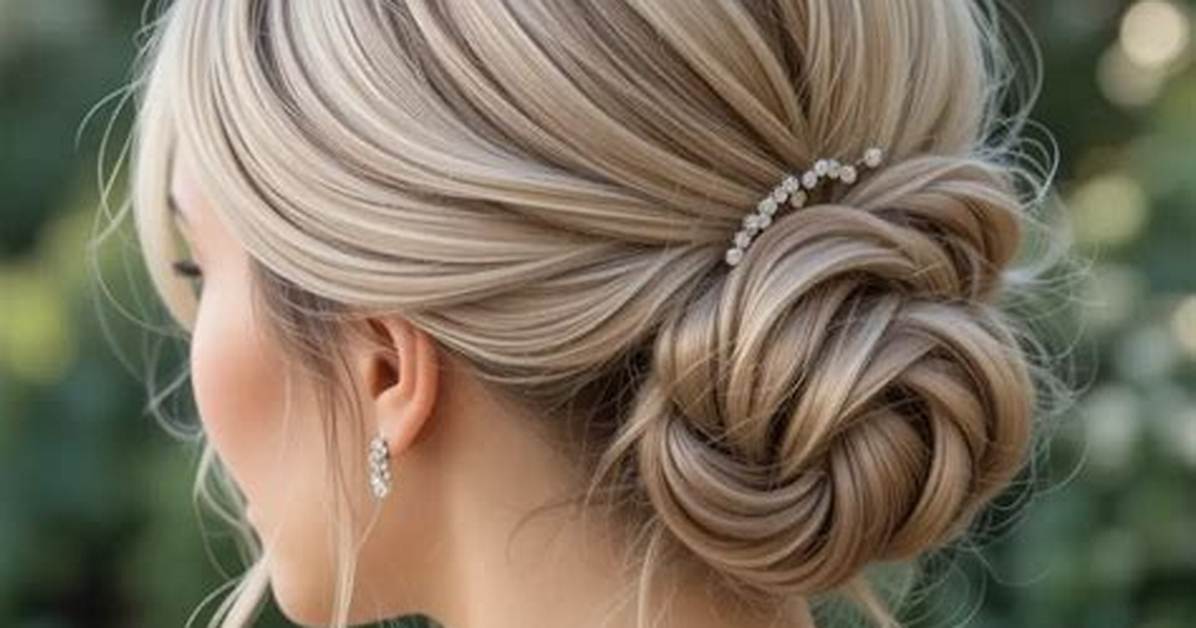 Tightly Rolled Hairstyle