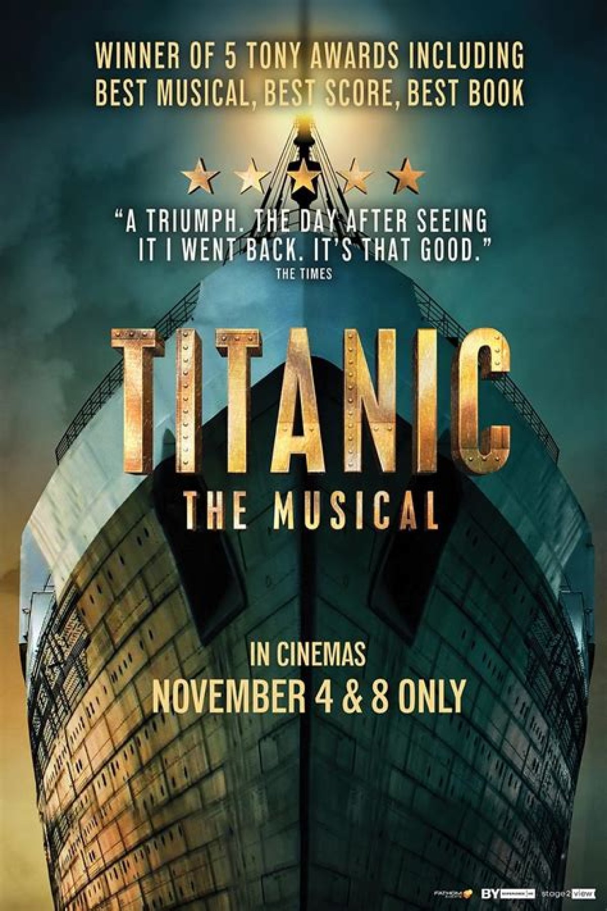 Titanic: the Musical in Theaters for Limited Time
