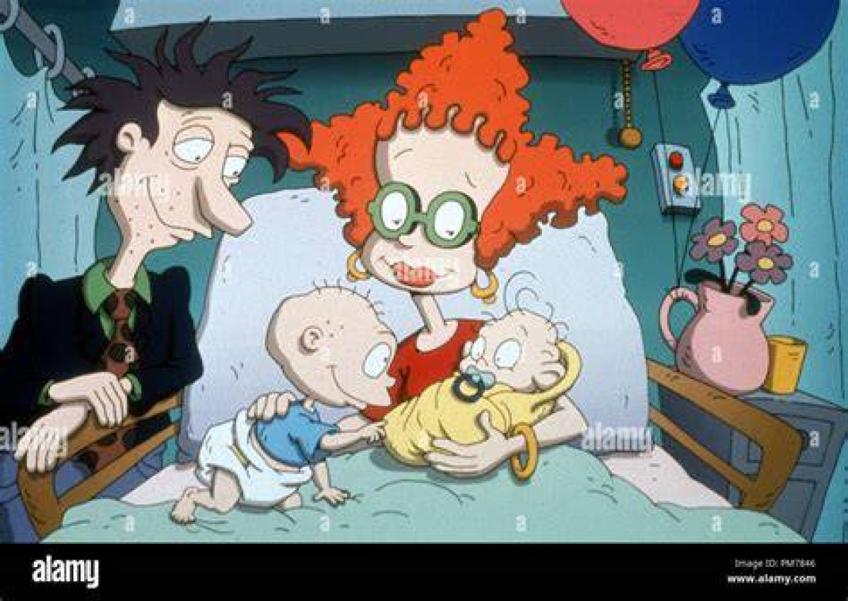 Tommy and Dil's Dad on Rugrats