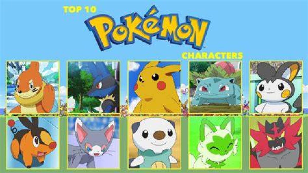 Top 10 Favorite Pokemon Characters Quiz