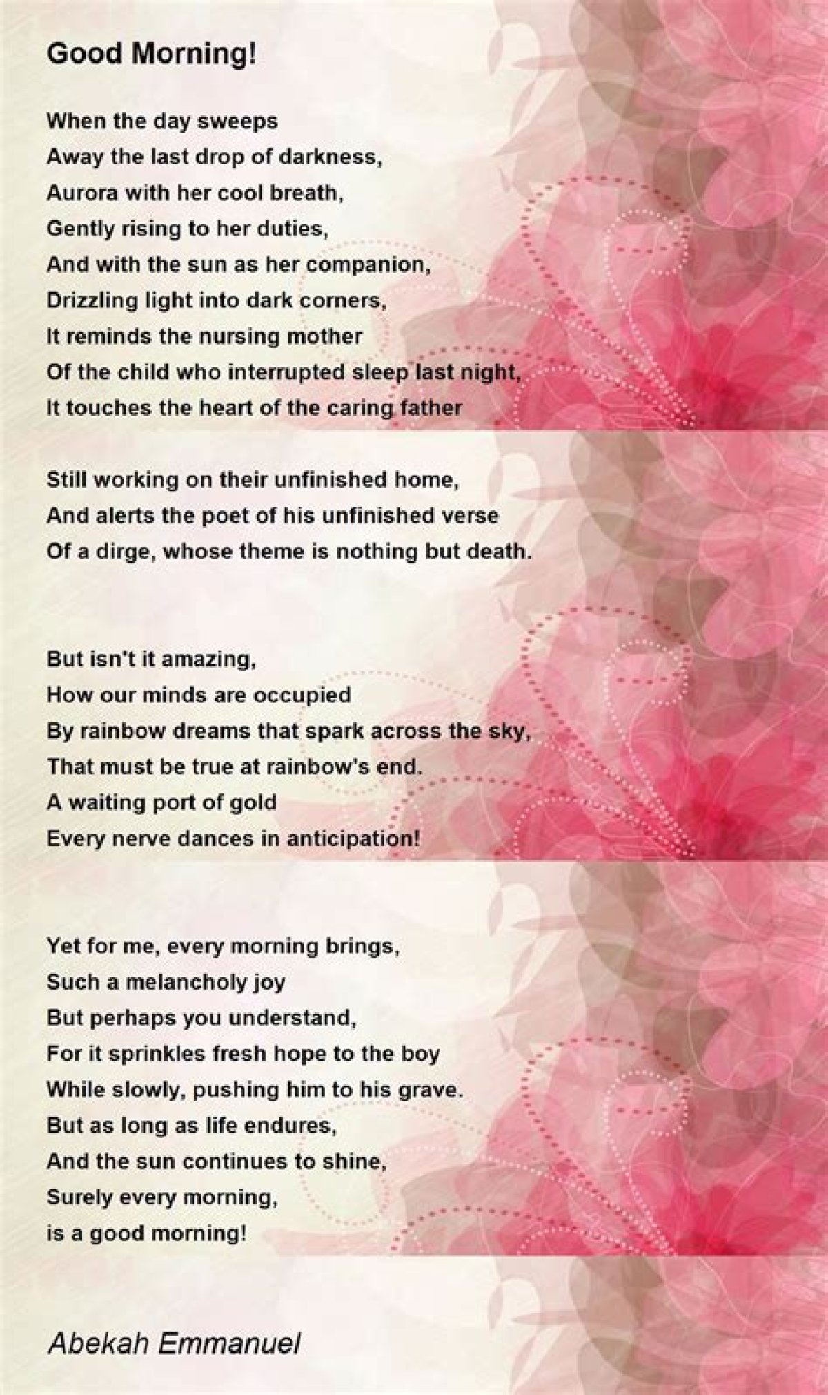 Top 45 Good Morning Poems for Her to Make Her Morning Extra Special