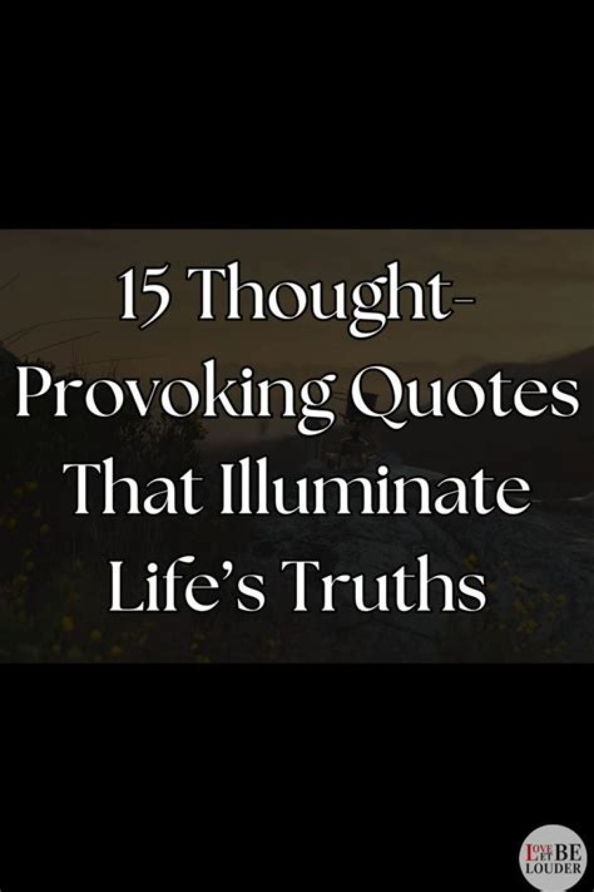 Truths, Surprises, and Thought-Provoking Insights