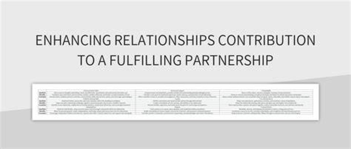 Uncovering the Pillars of a Fulfilling Partnership