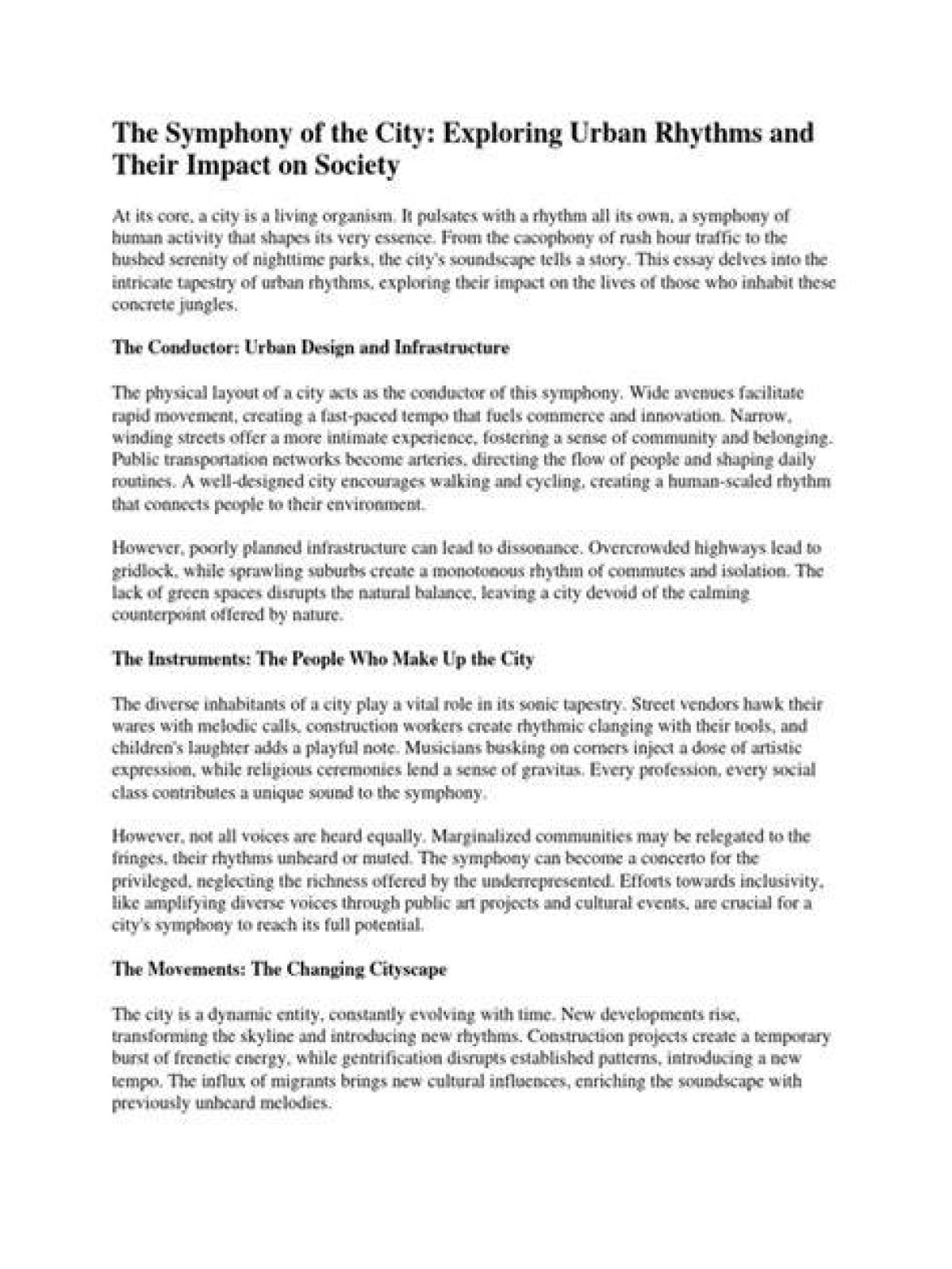 Uncovering Unique Rhythms and Social Impact