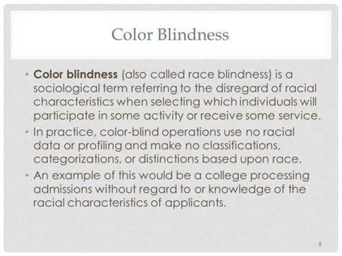 Unlearning: Kindness, Color Blindness and Racism