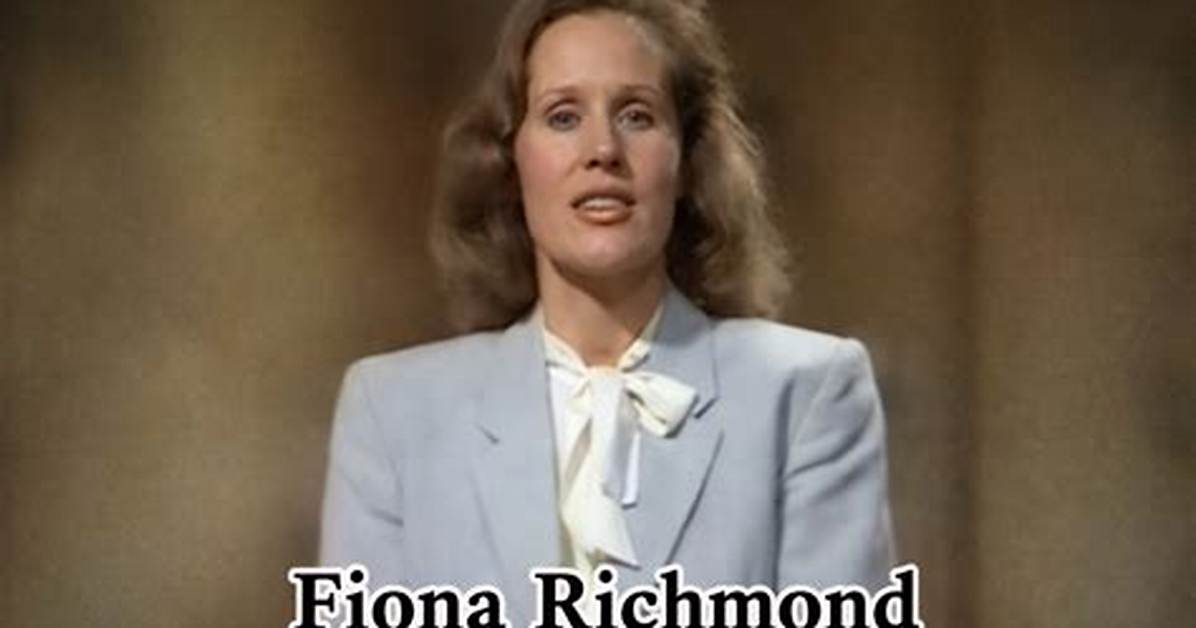 Unveiling Fiona Richmond: a Journey Through the History of the World