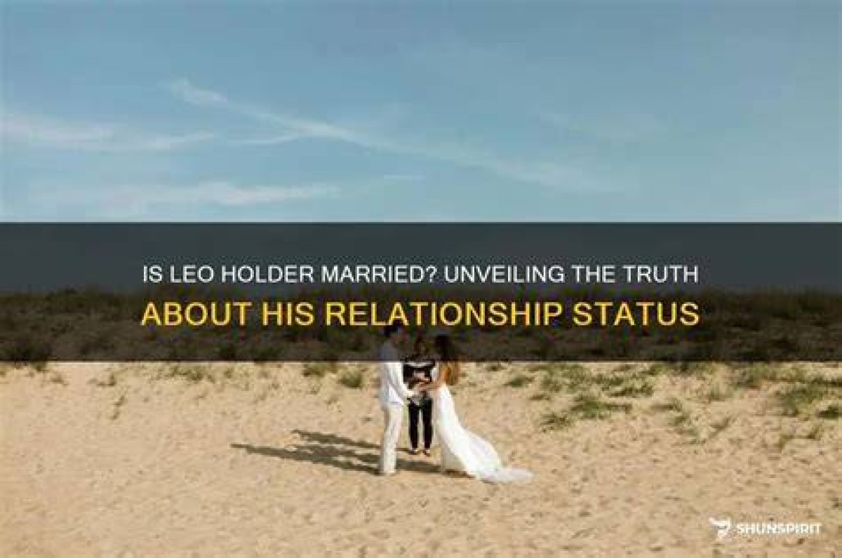 Unveiling the Truth About His Marital Status