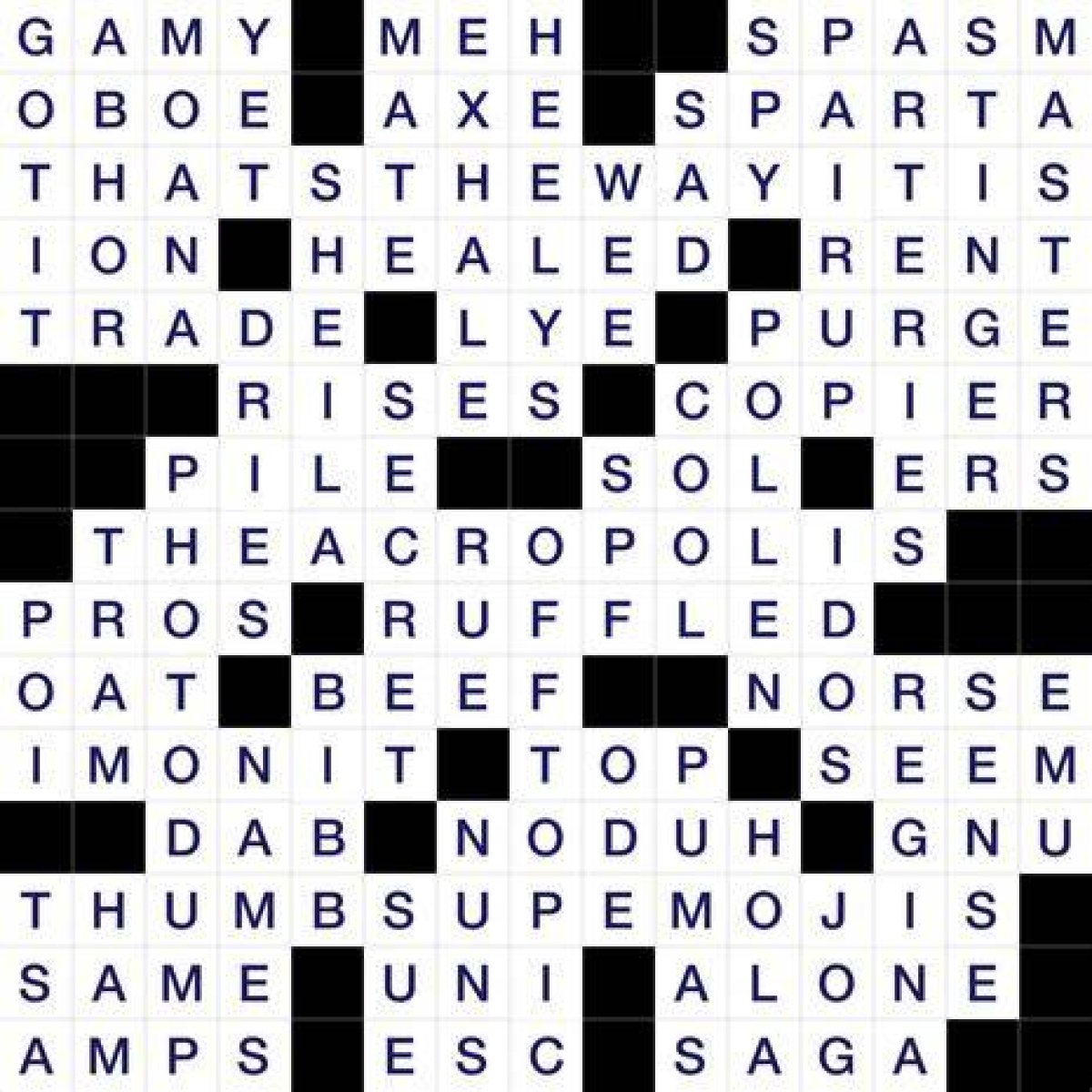 Usa Today Crossword Answers for November 21 2023